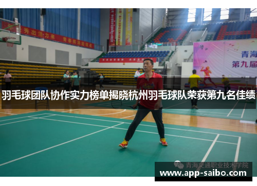 羽毛球团队协作实力榜单揭晓杭州羽毛球队荣获第九名佳绩